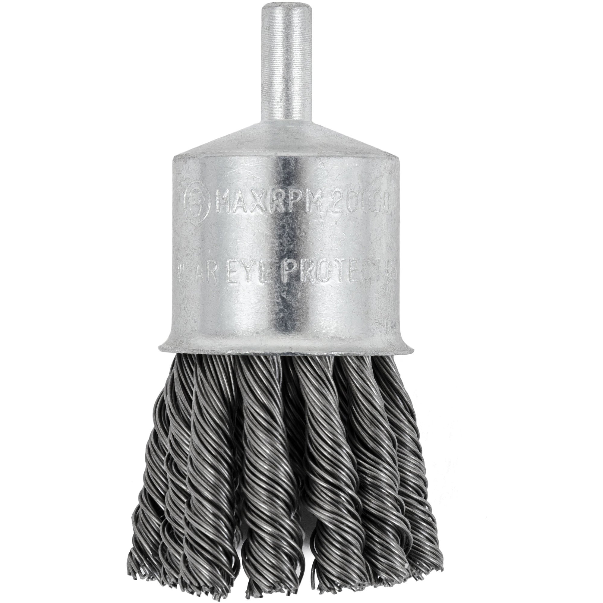 Shaft Mounted Knot Twisted End Brush - QN308