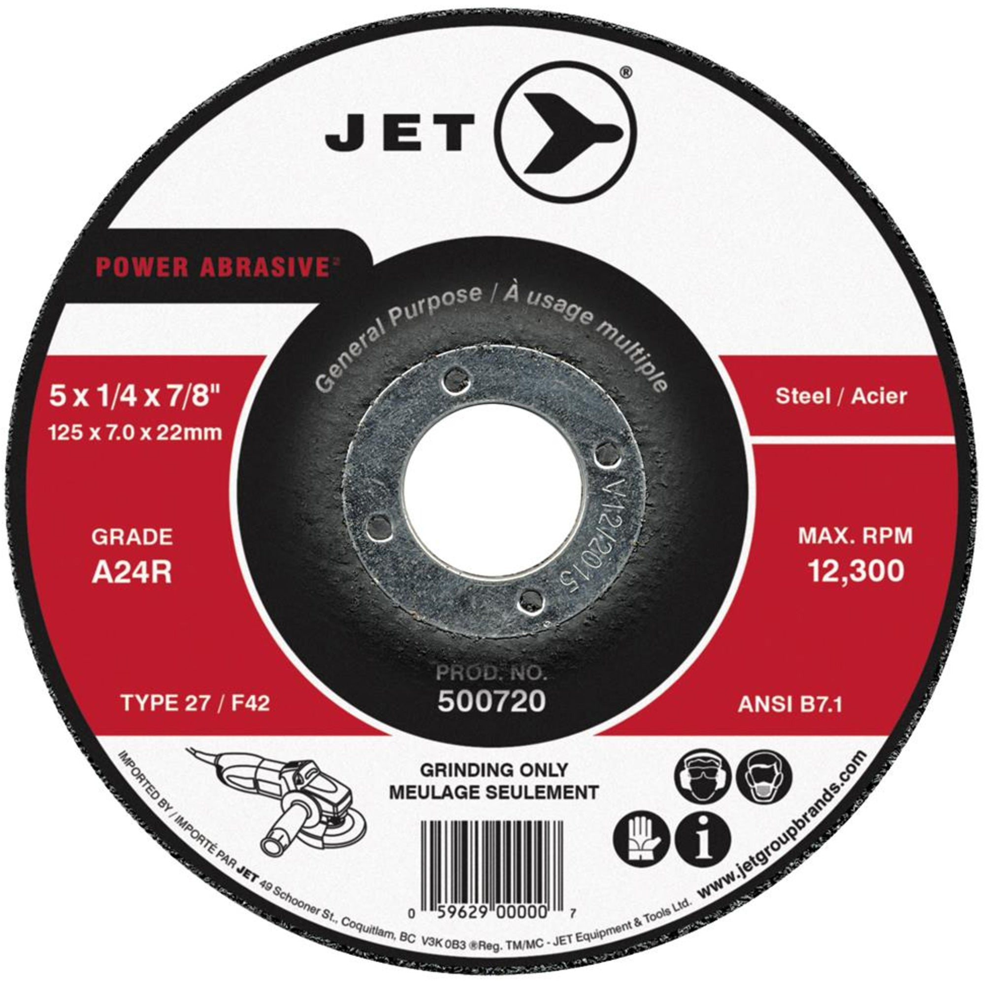 A24R Power Abrasive Grinding Wheel - QN551