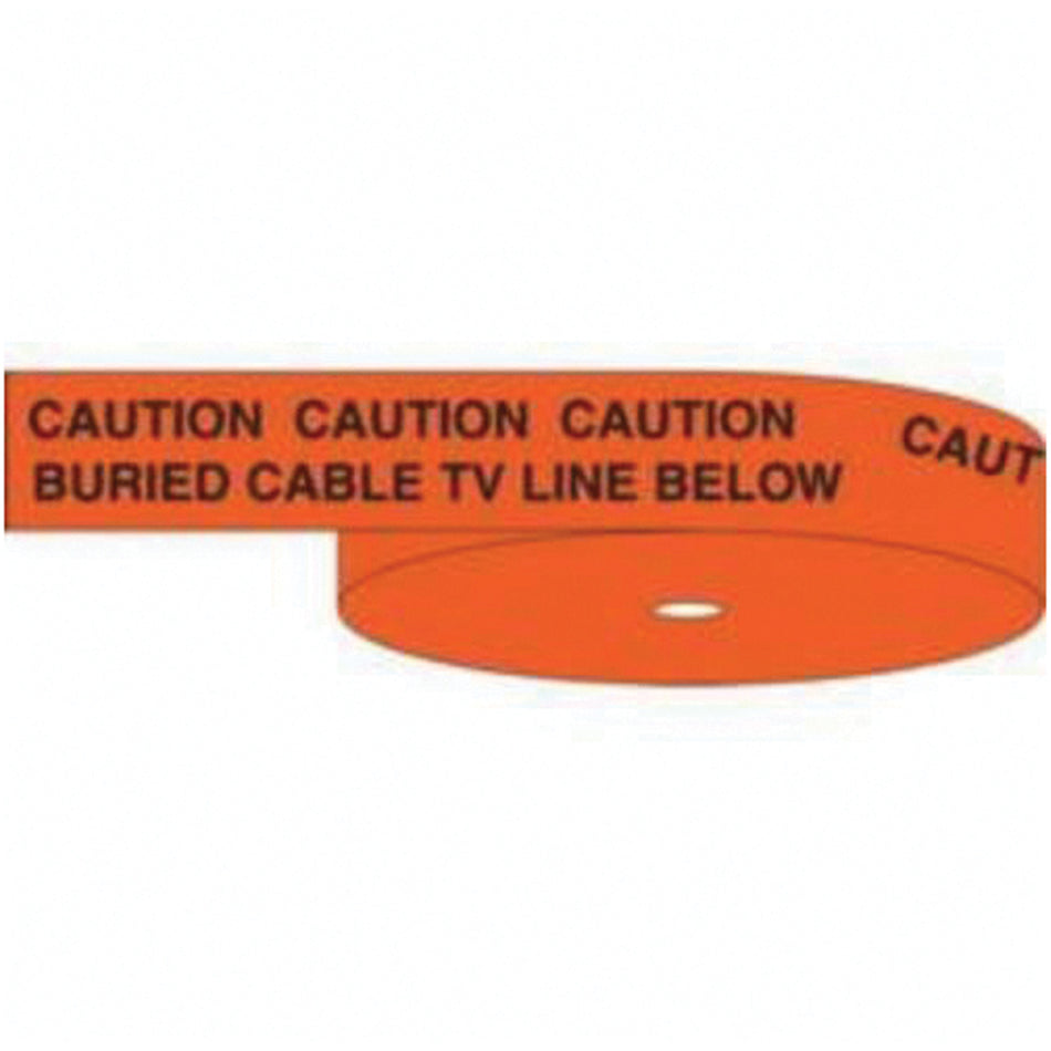 ""Buried Cable TV Line Below"" Identoline® Underground Warning Tape - SAA433