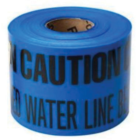 ""Buried Water Line"" Identoline® Underground Warning Tape - SAB531