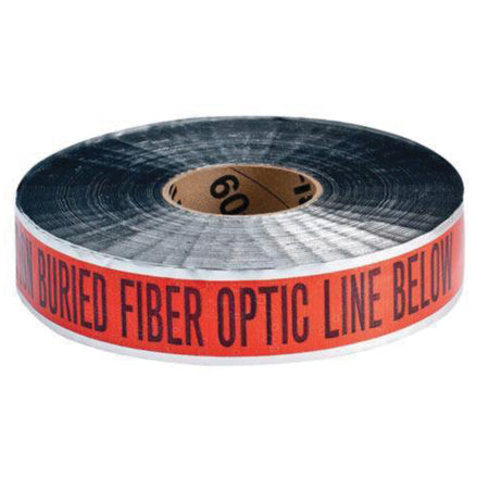 ""Fiber Optic Line"" Identoline® Underground Warning Tape - SAB553