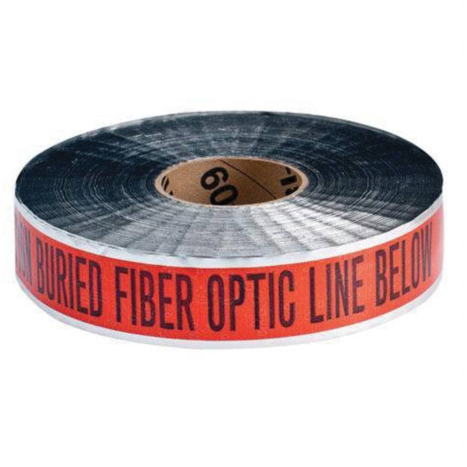 ""Fiber Optic Line"" Identoline® Underground Warning Tape - SAB553