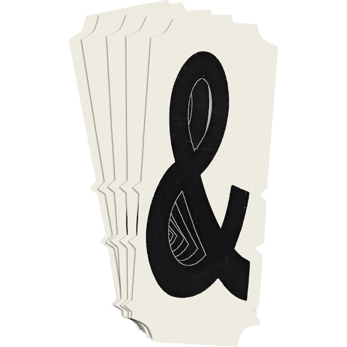 Condensed Quick-Align® Individual Number and Letter Labels - SAC480