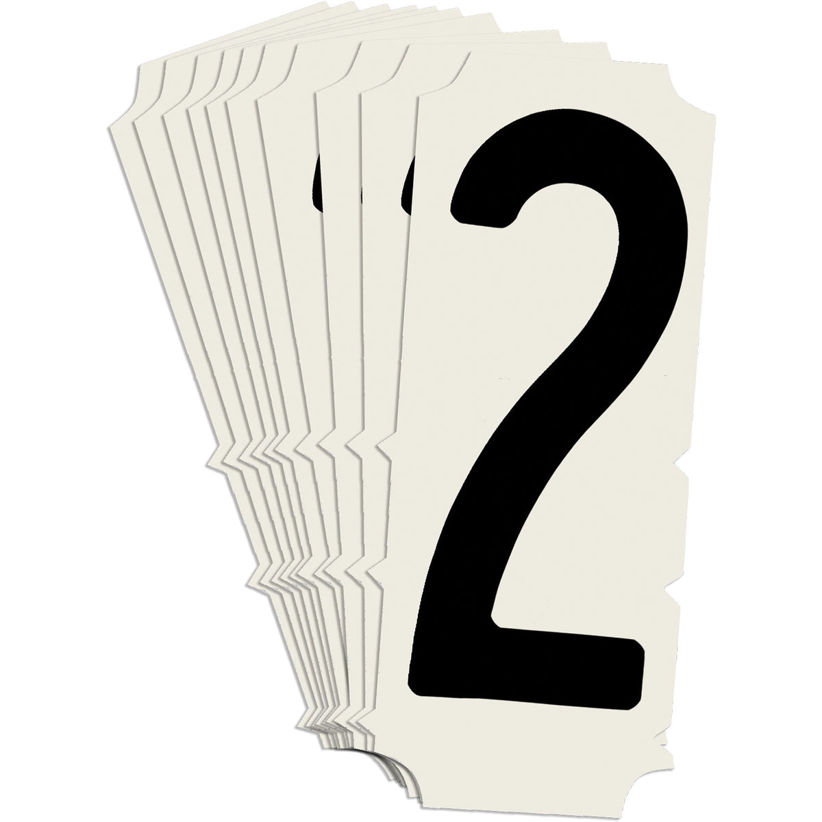 Condensed Quick-Align® Individual Gothic Number and Letter Labels - SAC483