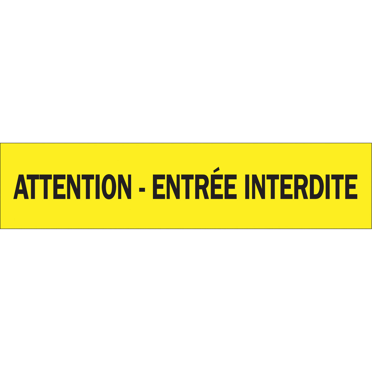 ""Attention - Entrée Interdite"" Barricade Tape - SAD001