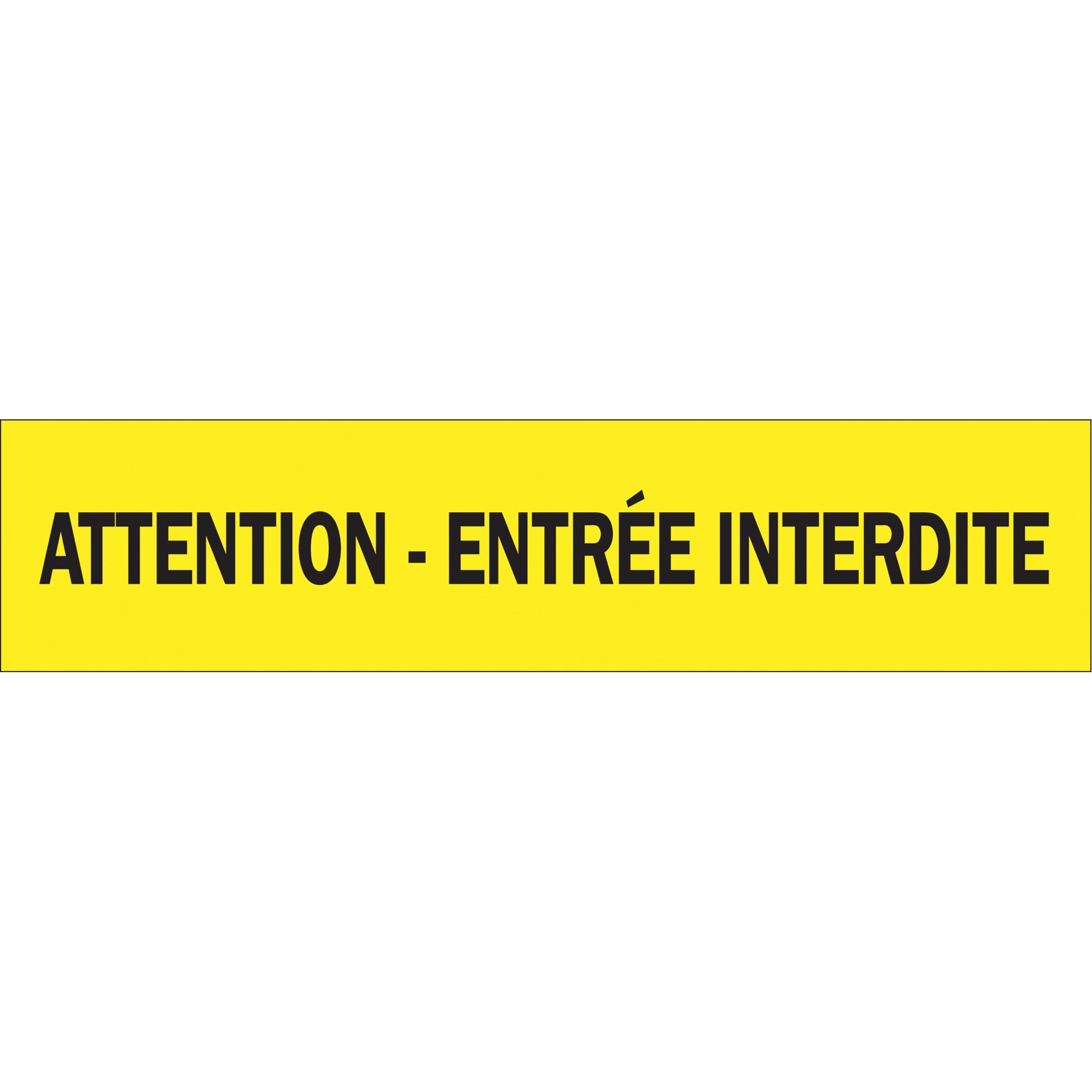 ""Attention - Entrée Interdite"" Barricade Tape - SAD001
