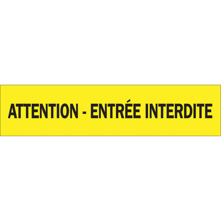 ""Attention - Entrée Interdite"" Barricade Tape - SAD001