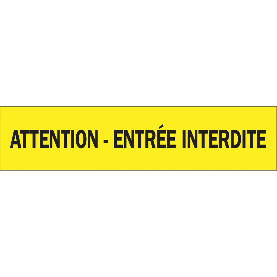 ""Attention - Entrée Interdite"" Barricade Tape - SAD001