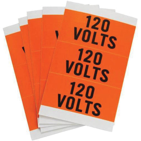 Porta-Pack ""120 Volts"" Labels - SAD060