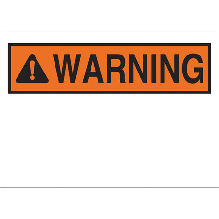 ""Warning"" Sign - SAD058