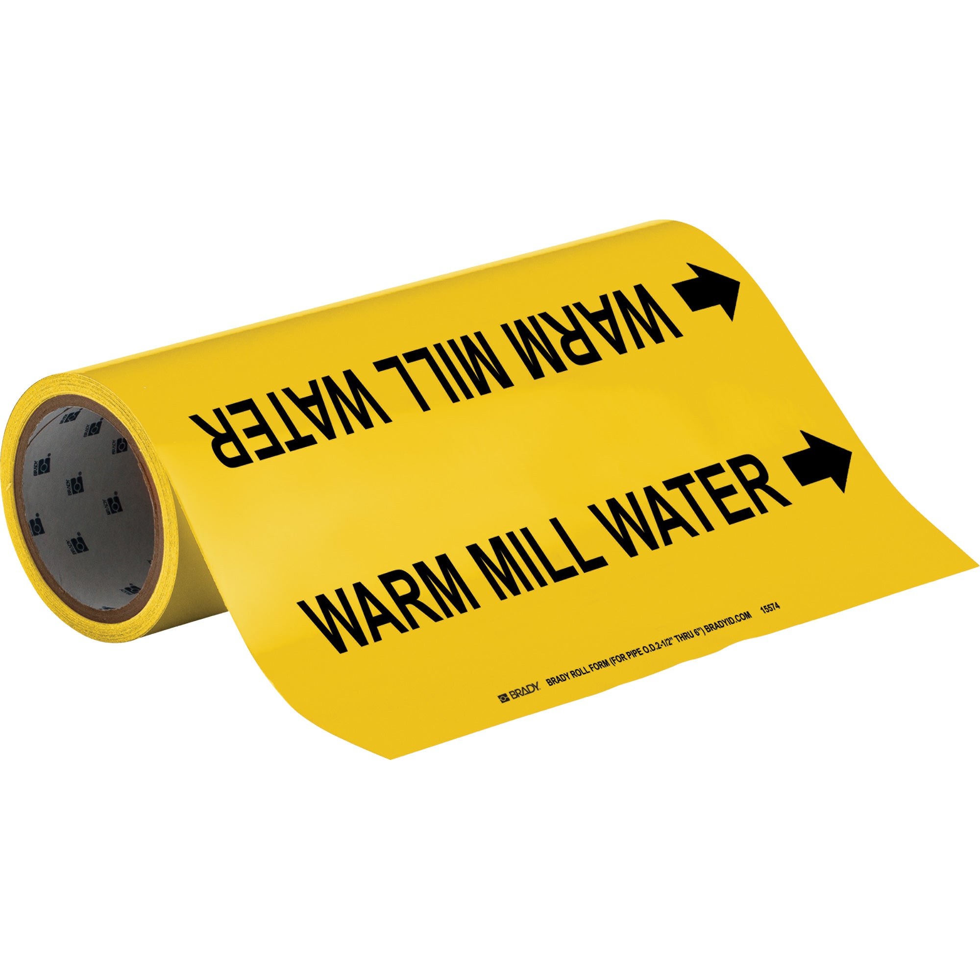 ""Warm Mill Water"" Roll Form Pipe Markers - SAD337