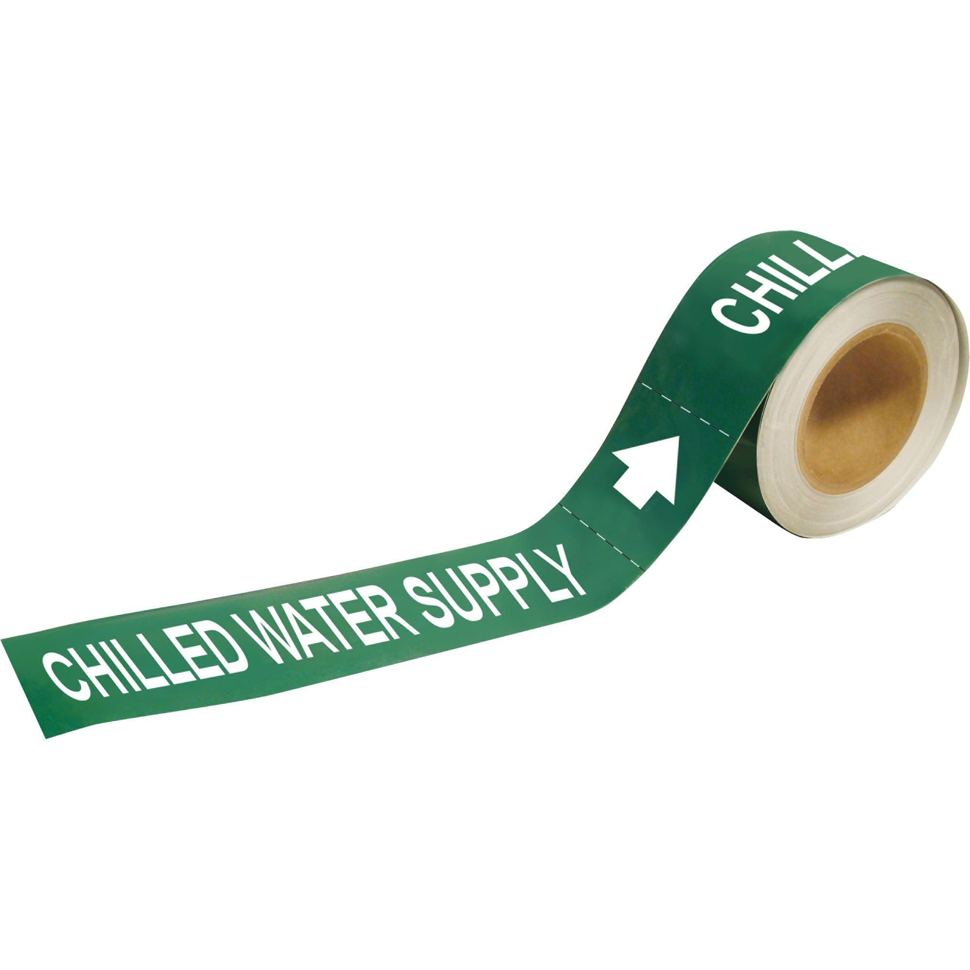 ""Chilled Water Supply"" Pipe Marker - SAD357