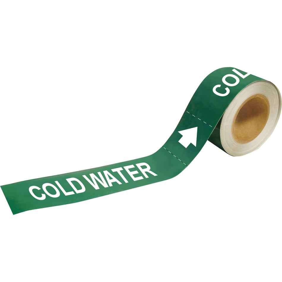 ""Cold Water"" Pipe Markers - SAD360