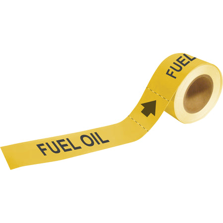 ""Fuel Oil"" Pipe Markers - SAD377