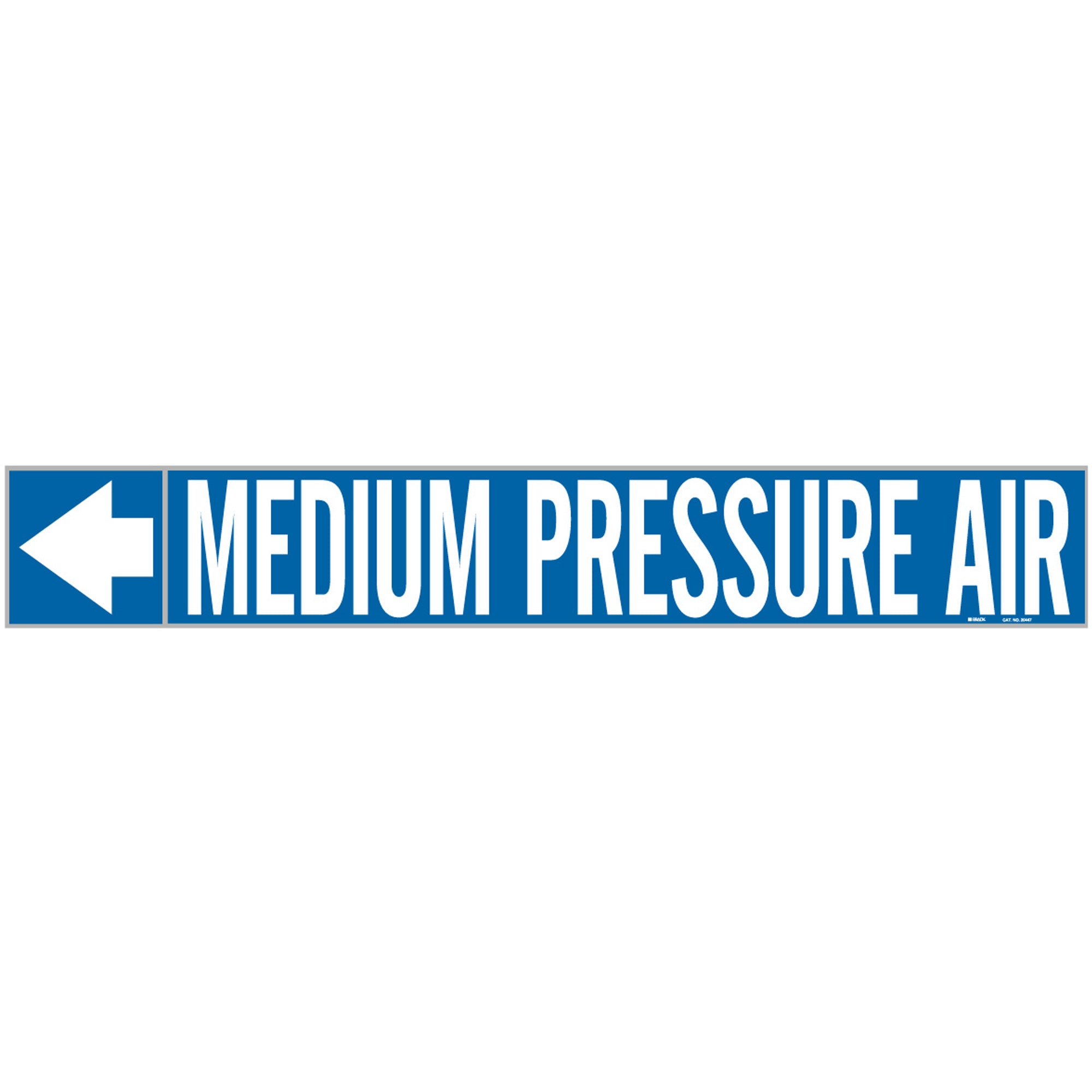 ""Medium Pressure Air"" Pipe Markers - SAD393