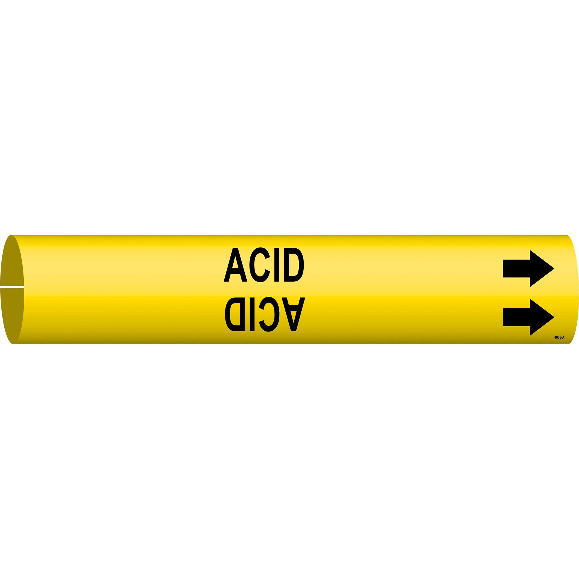 ""Acid"" Pipe Marker - SAD482