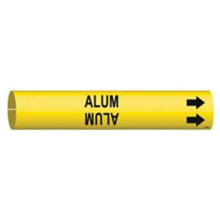 ""Alum"" Pipe Marker - SAD514