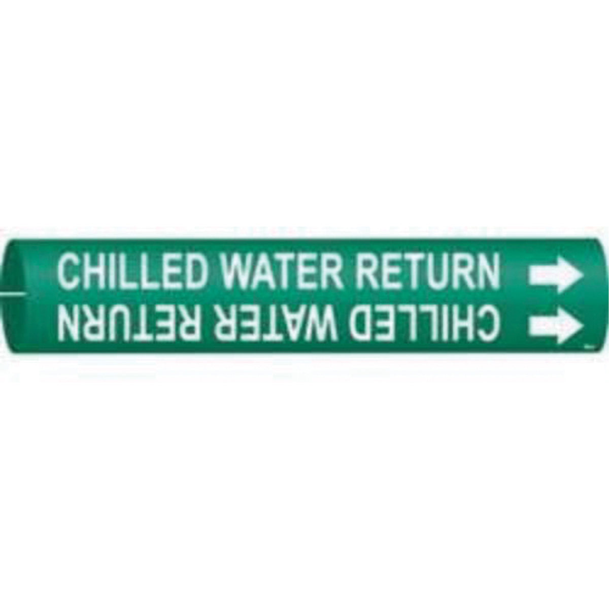 ""Chilled Water Return"" Pipe Marker - SAD632