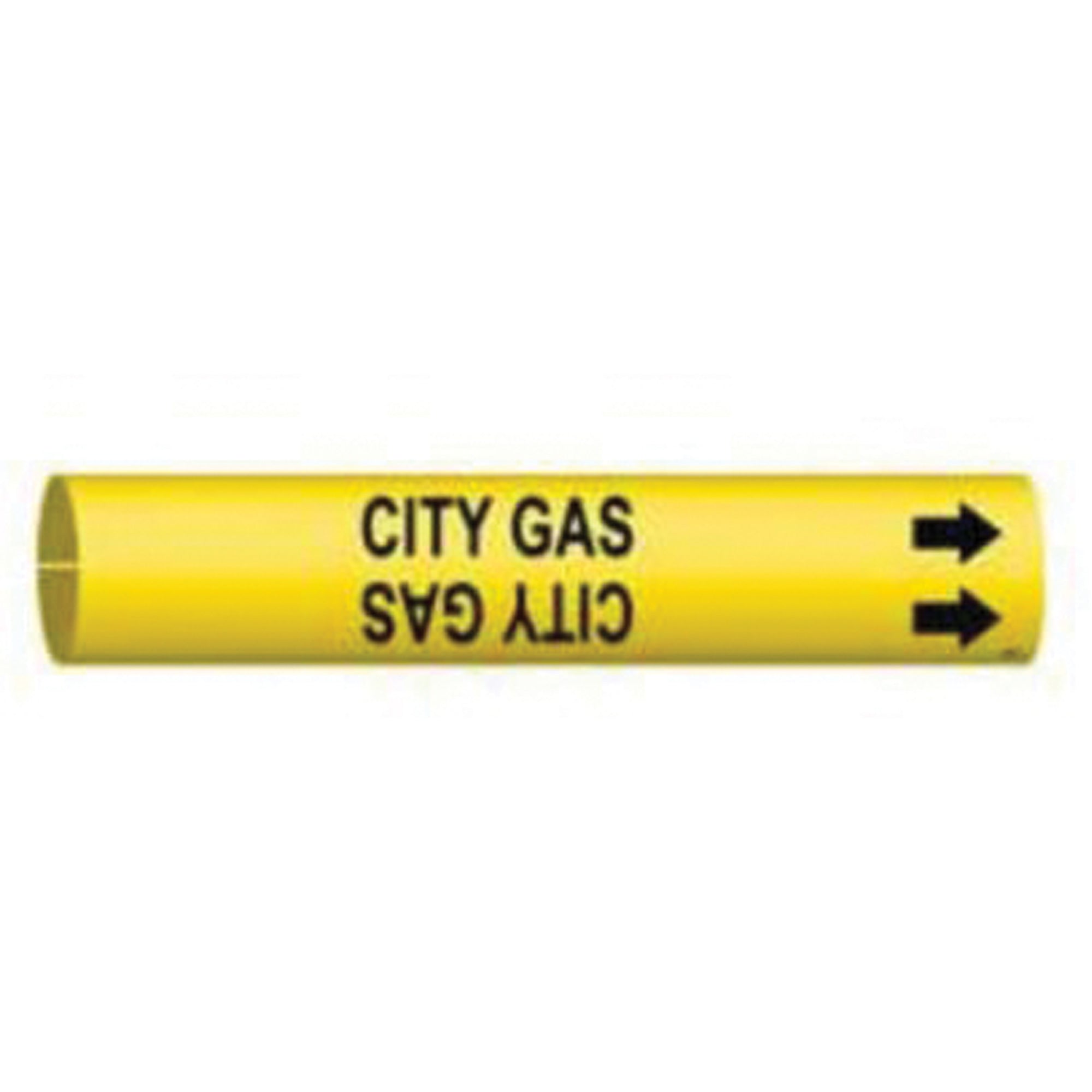 ""City Gas"" Pipe Marker - SAD664