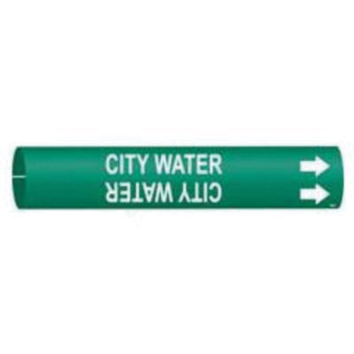 ""City Water"" Pipe Marker - SAD672