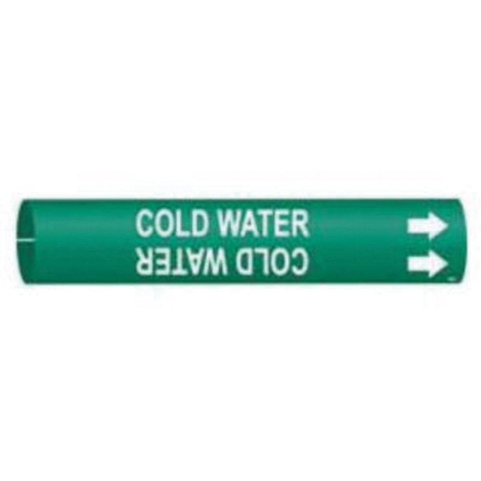 ""Cold Water"" Pipe Marker - SAD680