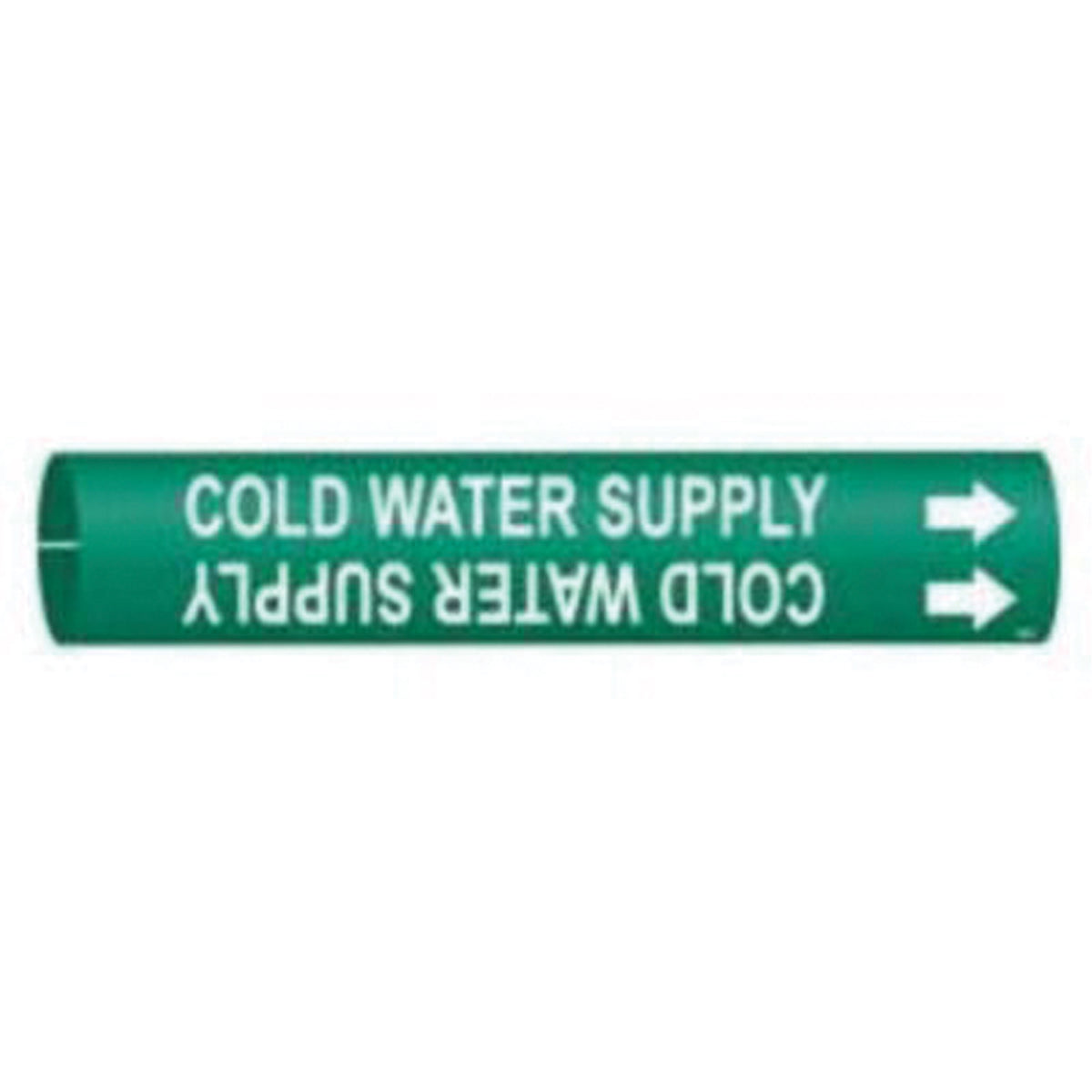 ""Cold Water Supply"" Pipe Marker - SAD696