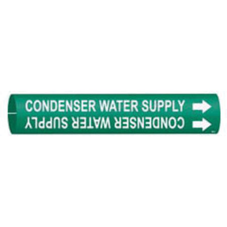 ""Condenser Water Supply"" Pipe Marker - SAD775