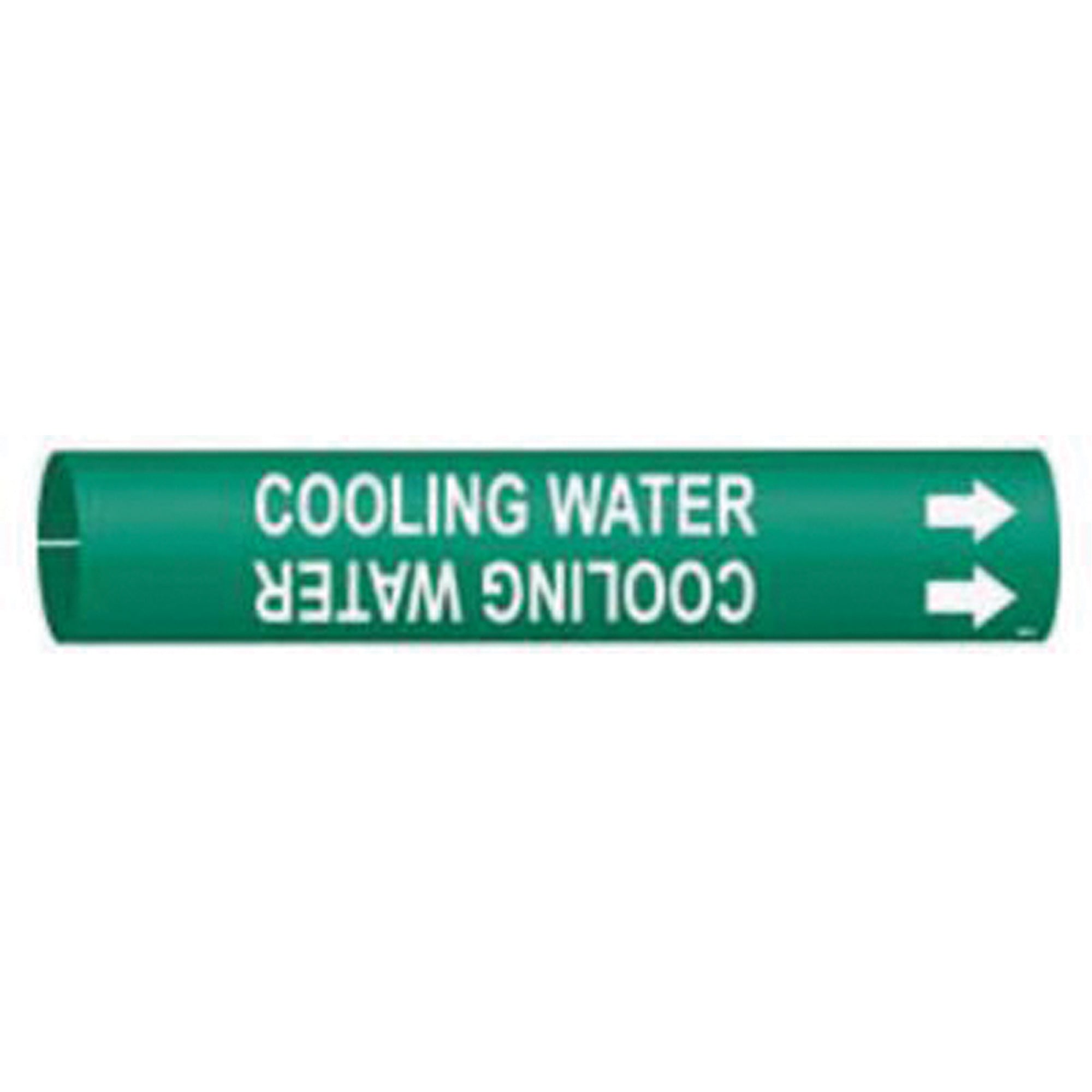 ""Cooling Water"" Pipe Marker - SAD783