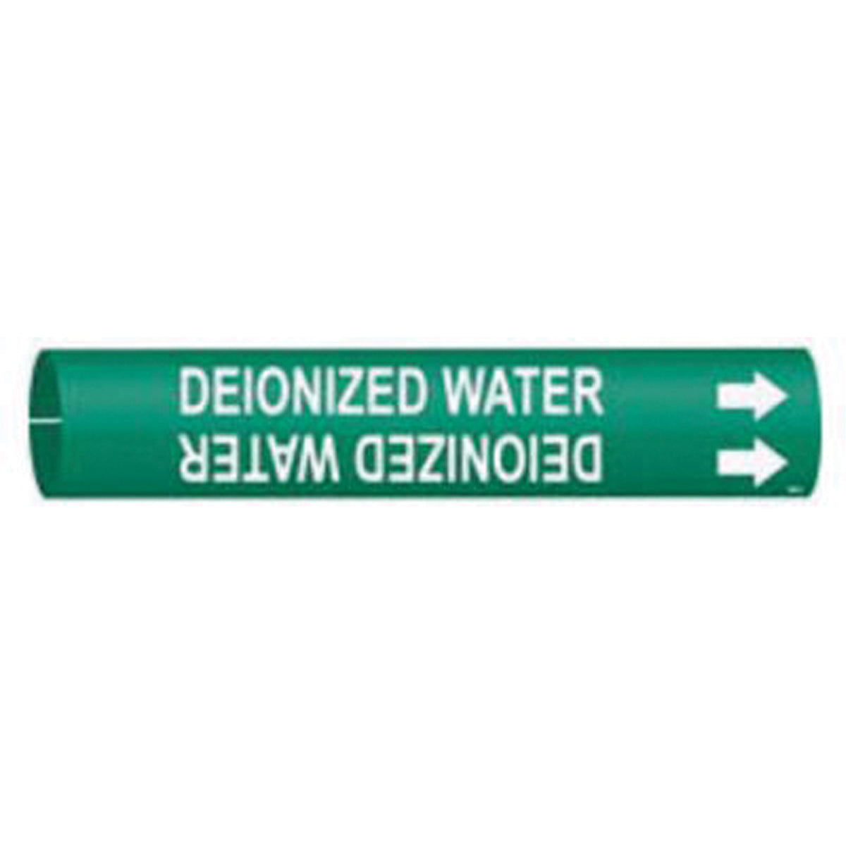 ""Deionized Water"" Pipe Marker - SAD815