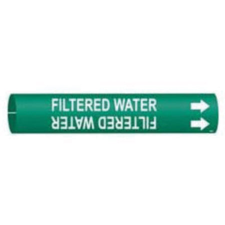 ""Filtered Water"" Pipe Marker - SAD909