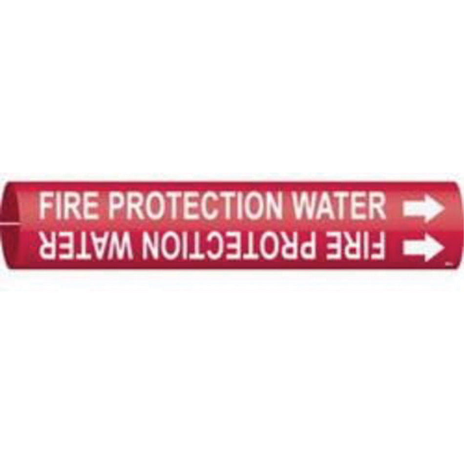 ""Fire Protection Water"" Pipe Marker - SAD925