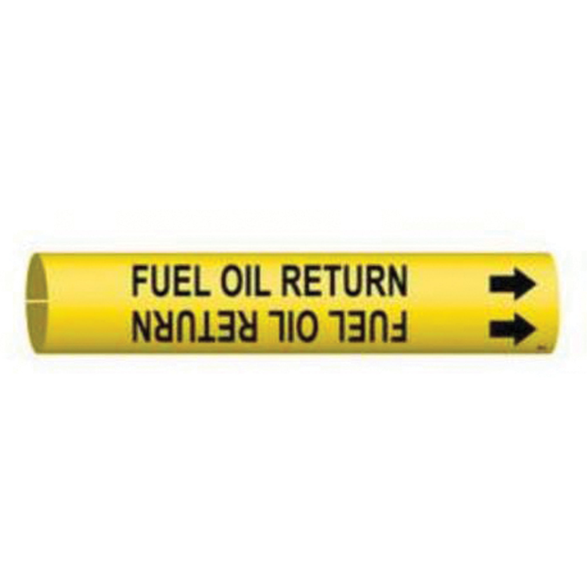 ""Fuel Oil Return"" Pipe Marker - SAD956