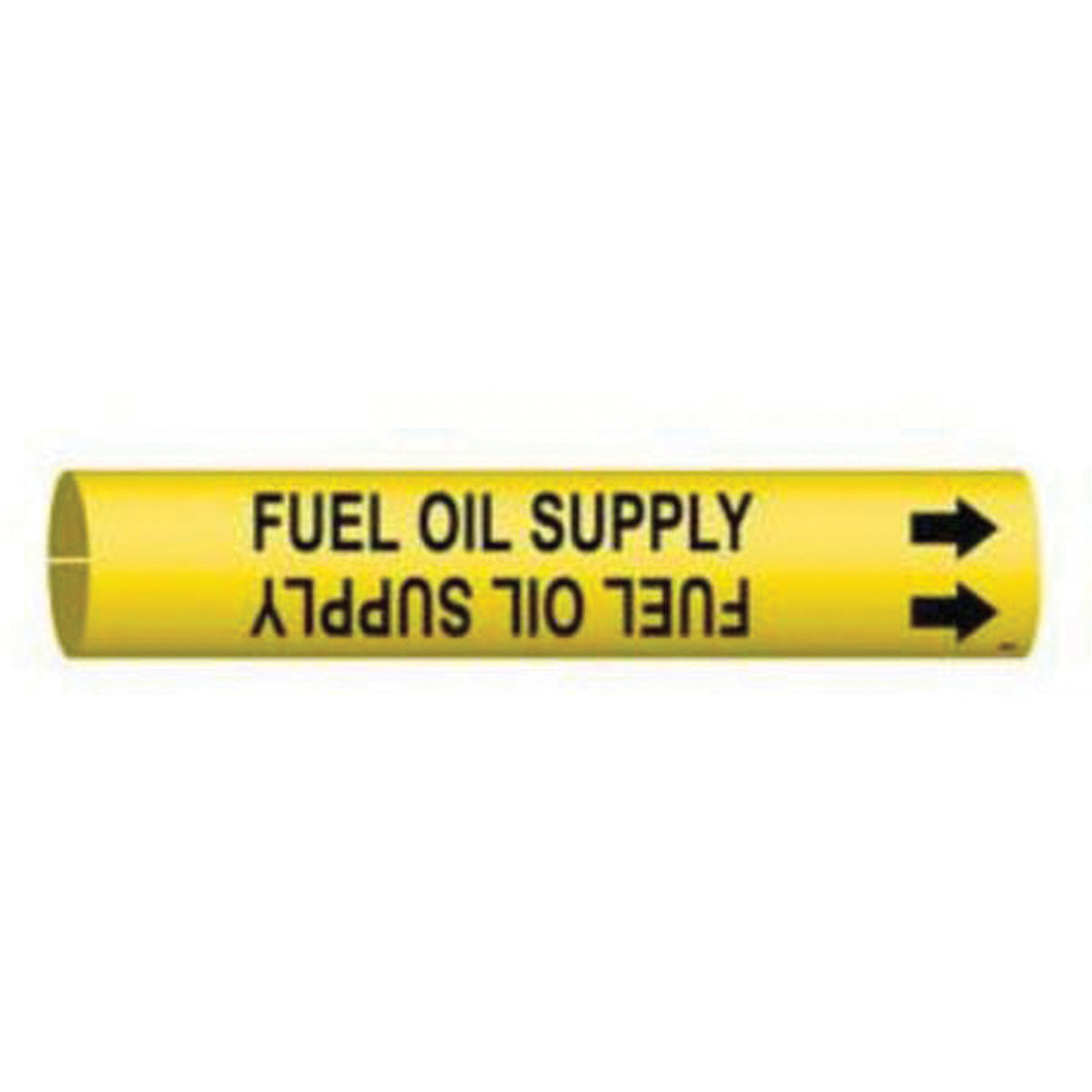 ""Fuel Oil Supply"" Pipe Marker - SAD964