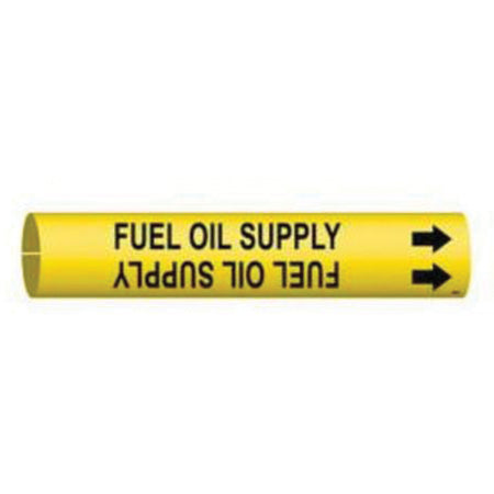 ""Fuel Oil Supply"" Pipe Marker - SAD964