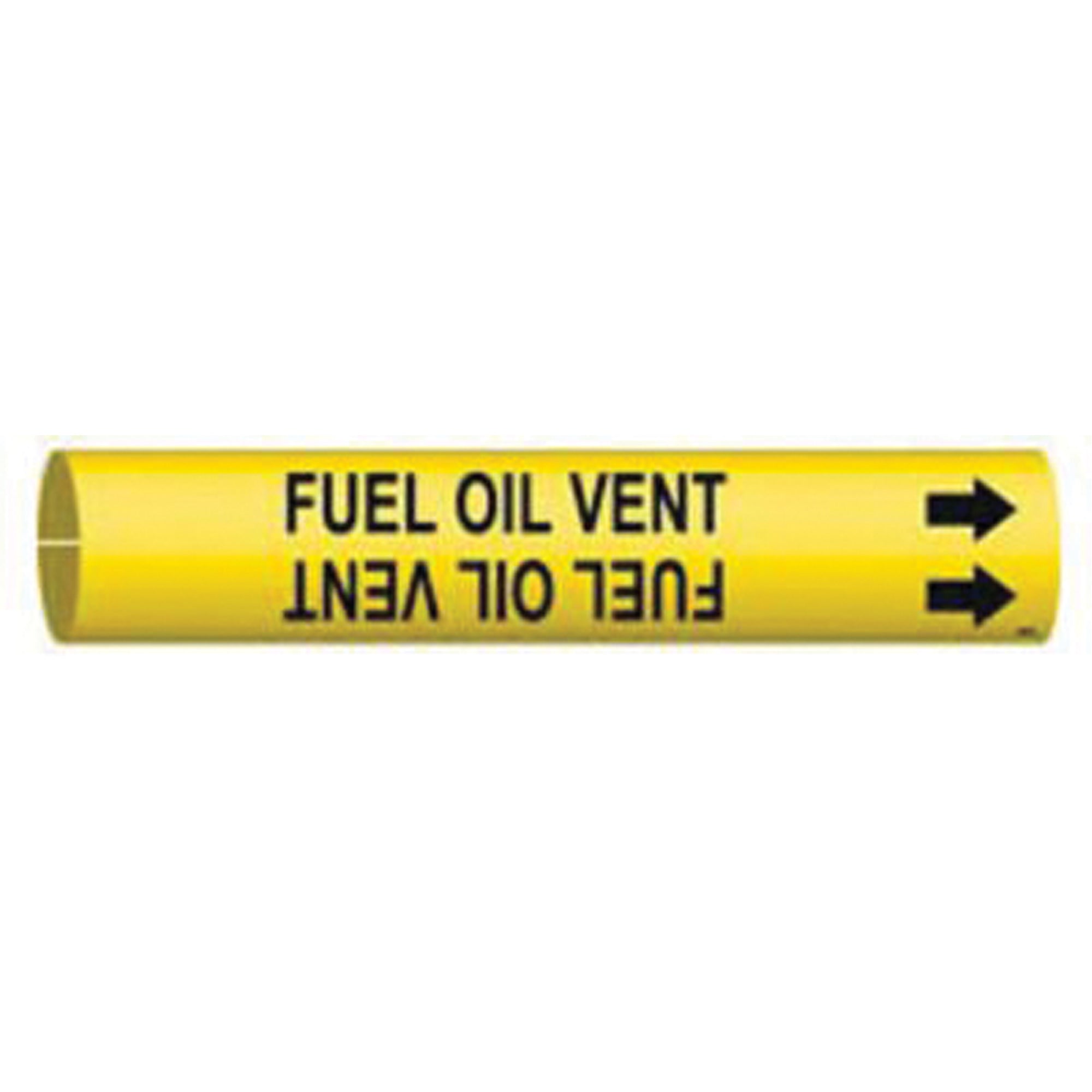 ""Fuel Oil Vent"" Pipe Marker - SAD973