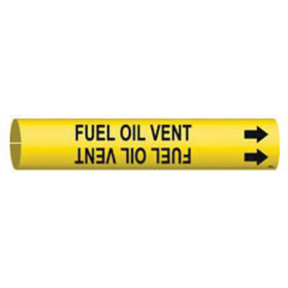 ""Fuel Oil Vent"" Pipe Marker - SAD973