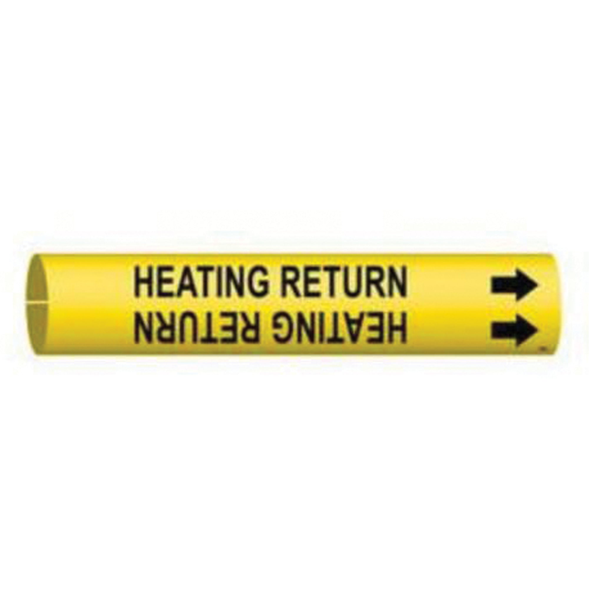 ""Heating Return"" Pipe Marker - SAE004