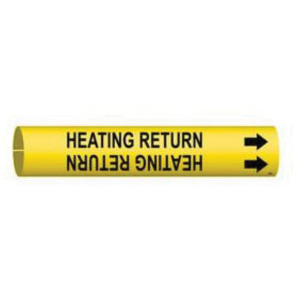 ""Heating Return"" Pipe Marker - SAE004