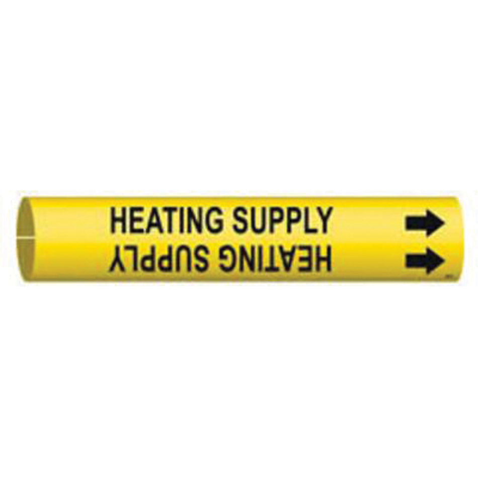 ""Heating Supply"" Pipe Marker - SAE012