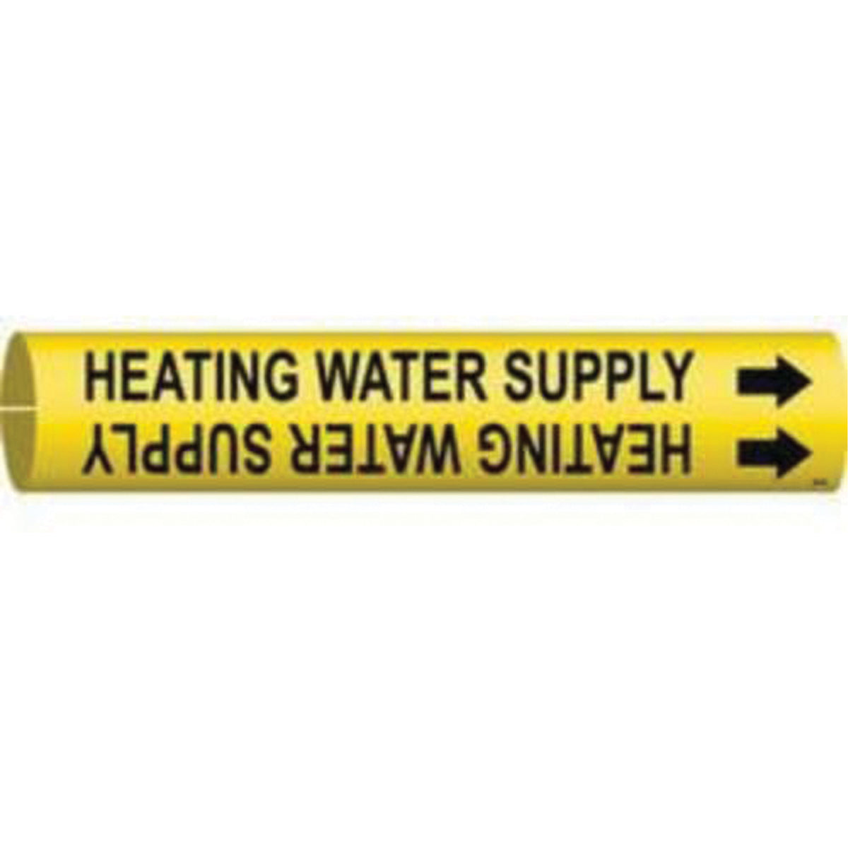 ""Heating Water Supply"" Pipe Marker - SAE027