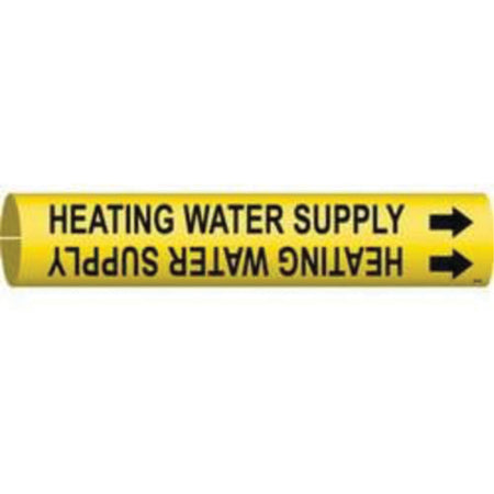 ""Heating Water Supply"" Pipe Marker - SAE027