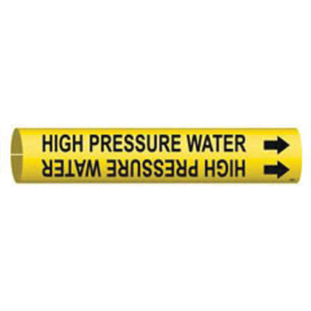 ""High Pressure Water"" Pipe Marker - SAE067