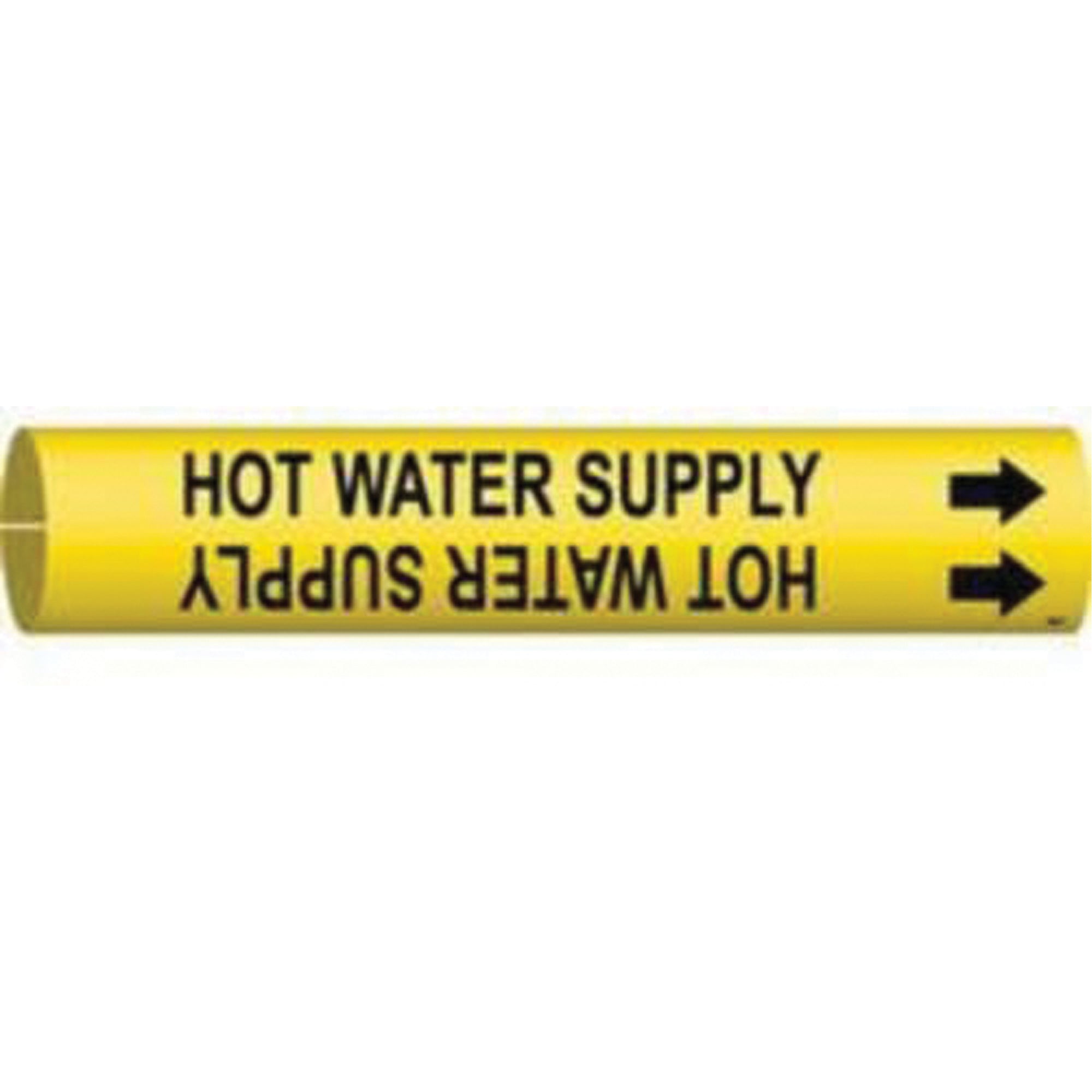 ""Hot Water Supply"" Pipe Marker - SAE099