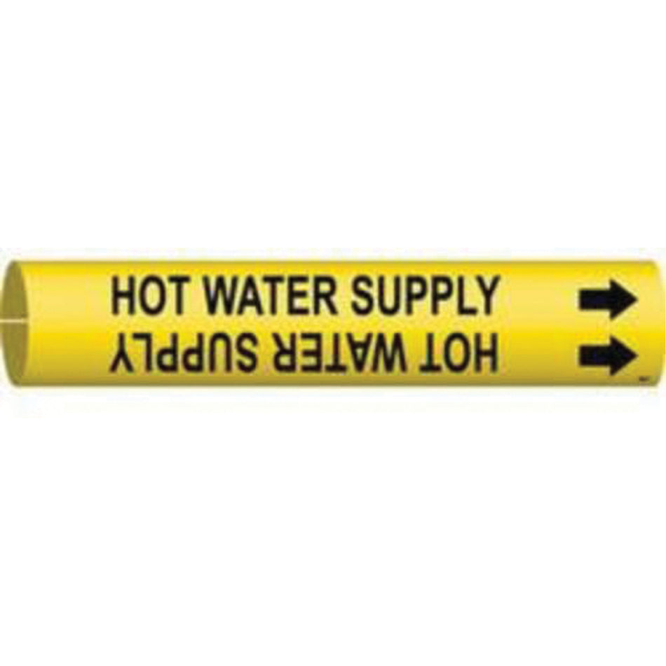 ""Hot Water Supply"" Pipe Marker - SAE099