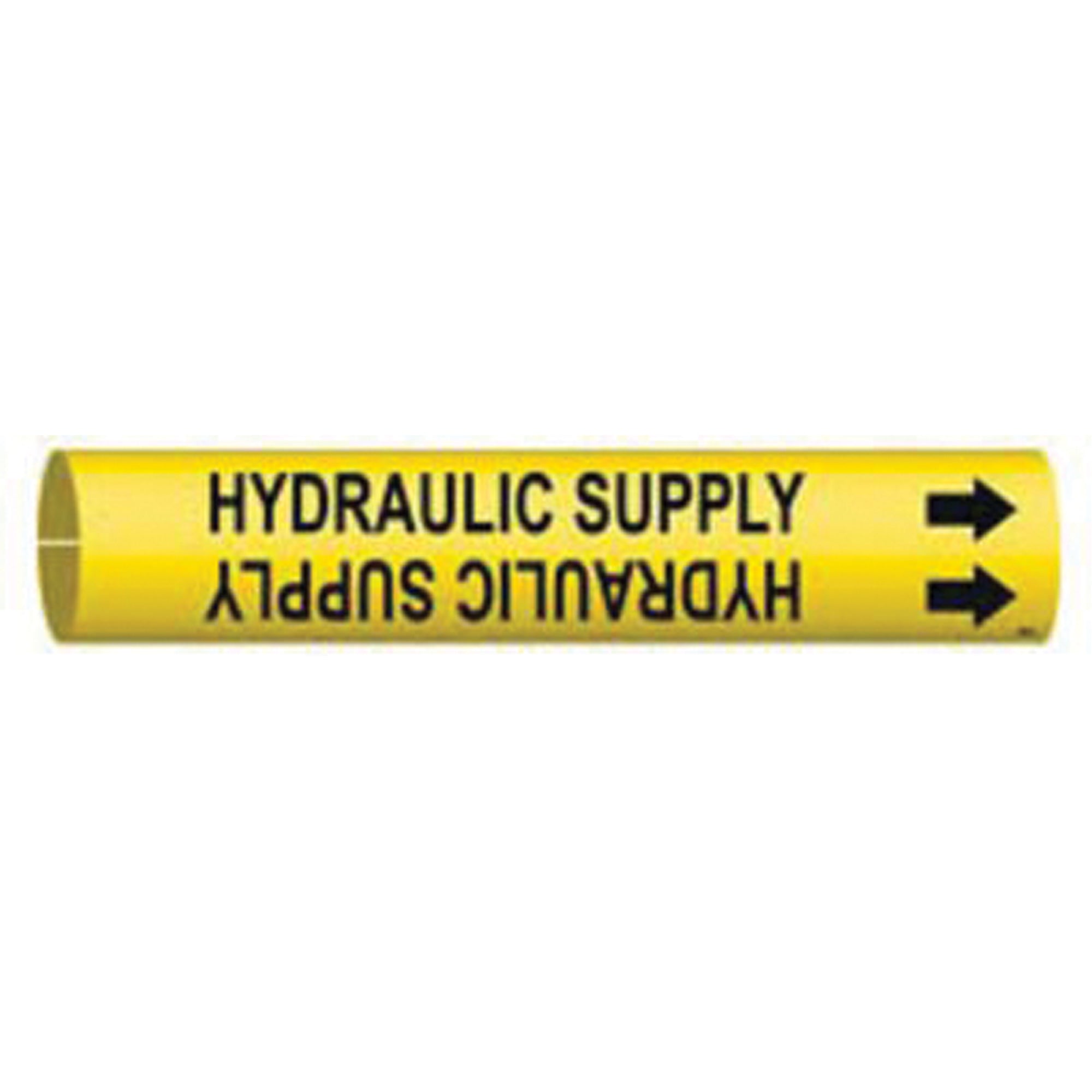 ""Hydraulic Supply"" Pipe Marker - SAE115