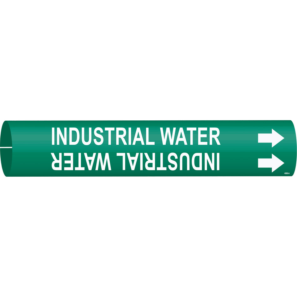 ""Industrial Water"" Pipe Marker - SAE147