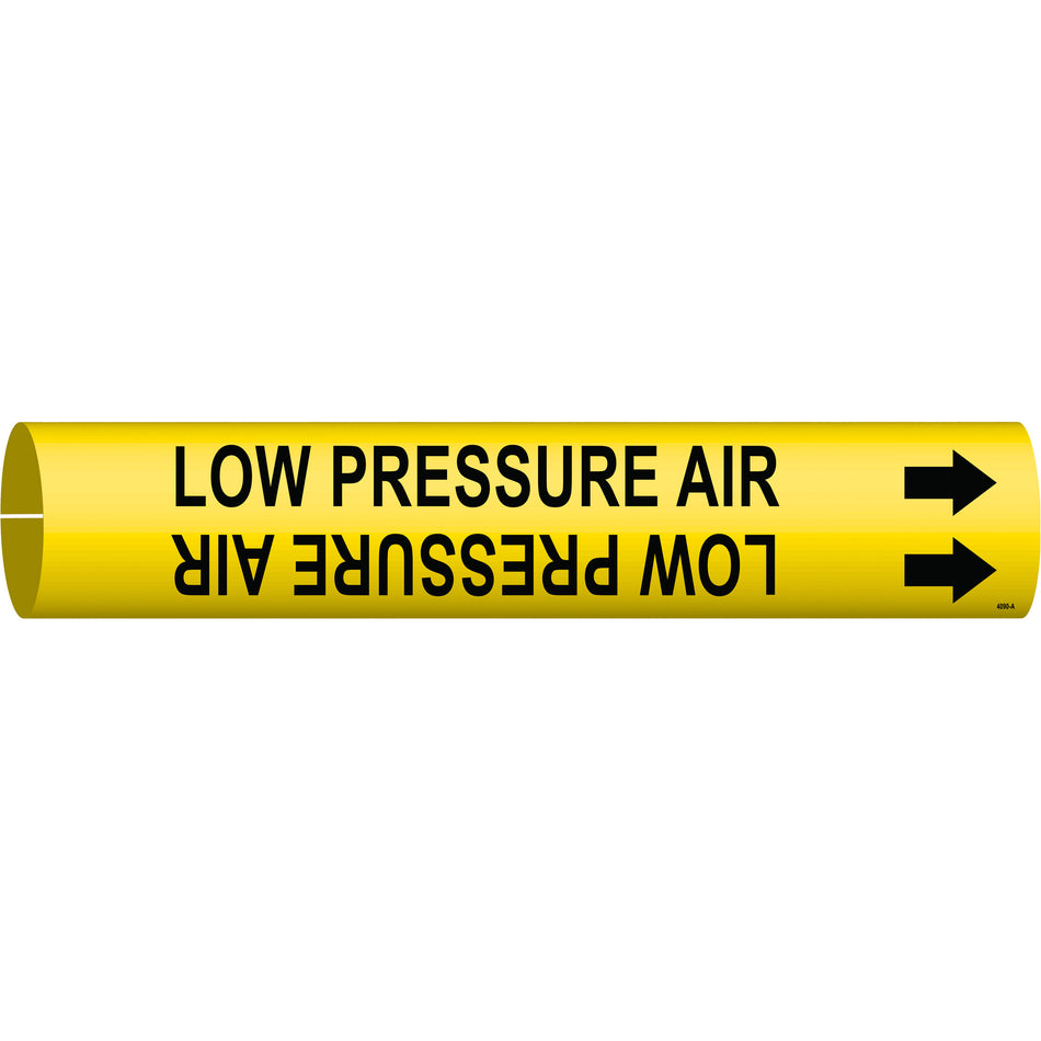 ""Low Pressure Air"" Pipe Marker - SAE162