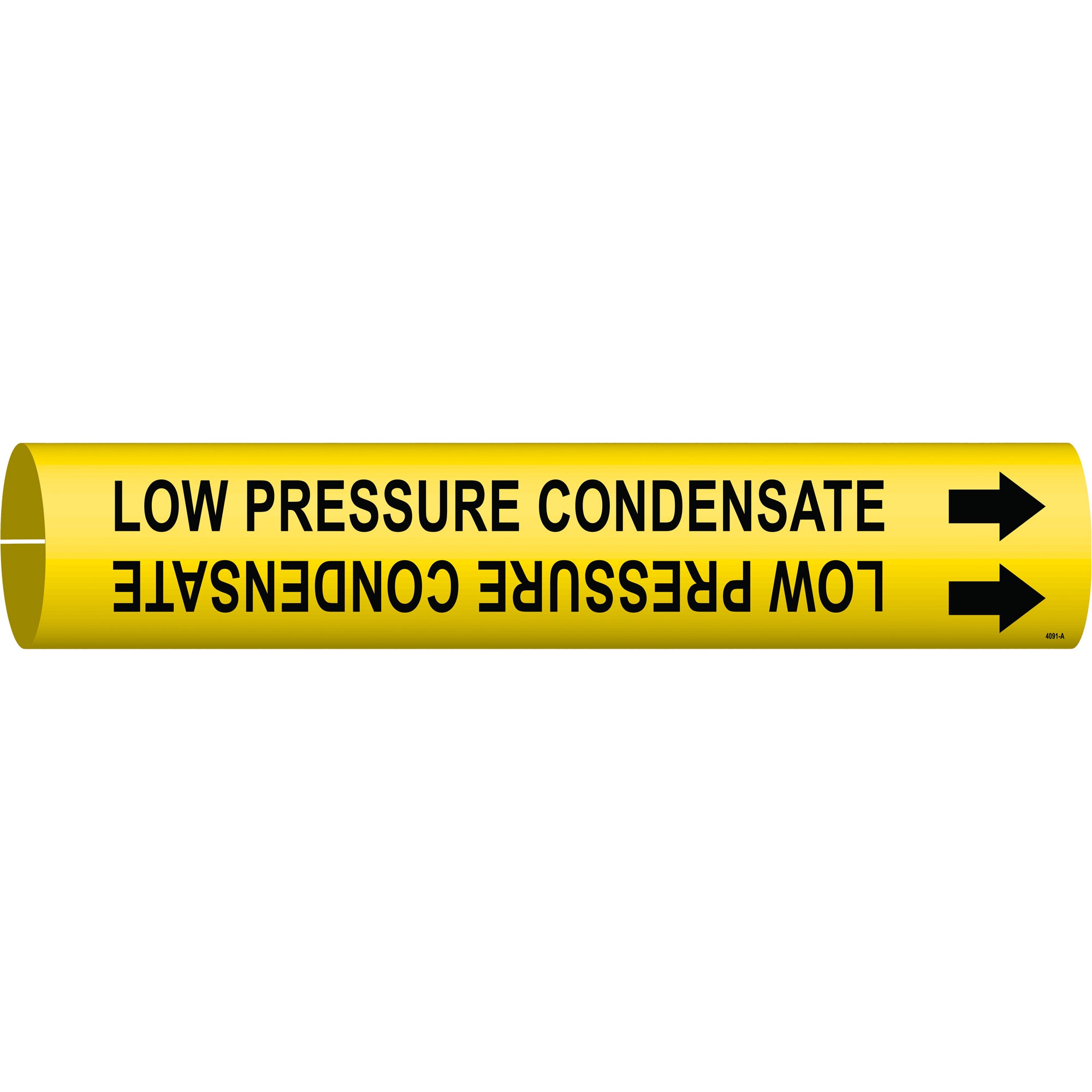 ""Low Pressure Condensate"" Pipe Marker - SAE170