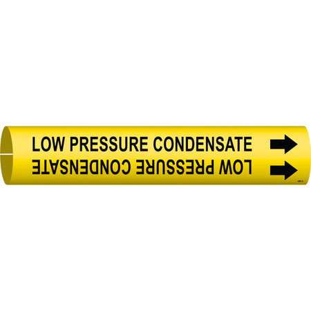 ""Low Pressure Condensate"" Pipe Marker - SAE170