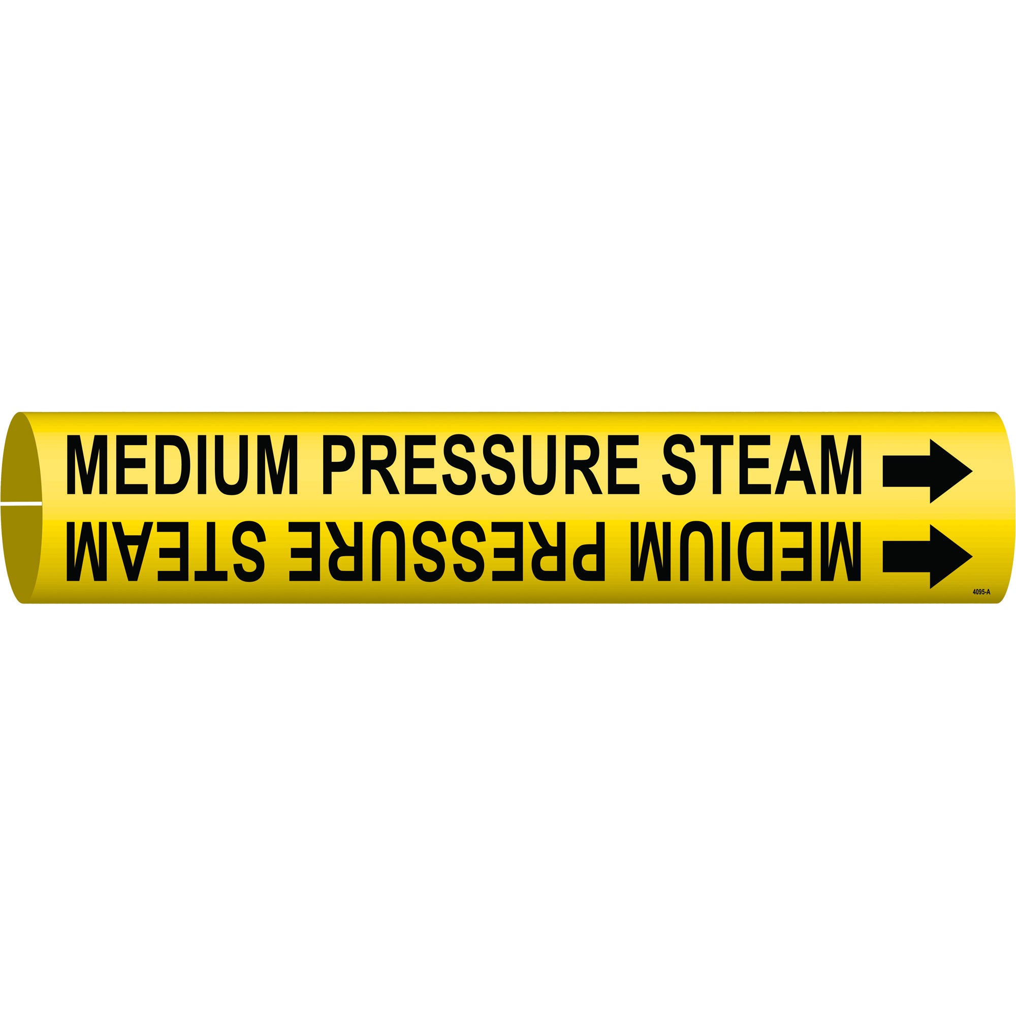 ""Medium Pressure Steam"" Pipe Marker - SAE202